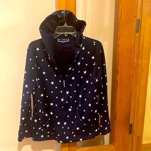 Karen Scott sweatshirt l. Navy w white stars